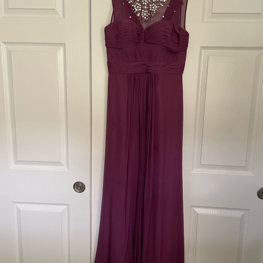 Elegant Purple Evening Gown